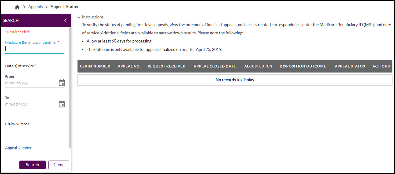 Parte B - Estado de la apelación