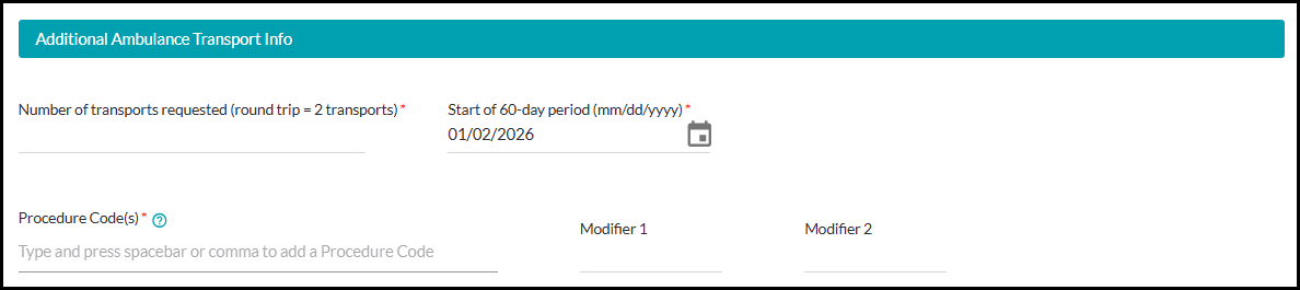 non-emergent ambulance screen 4