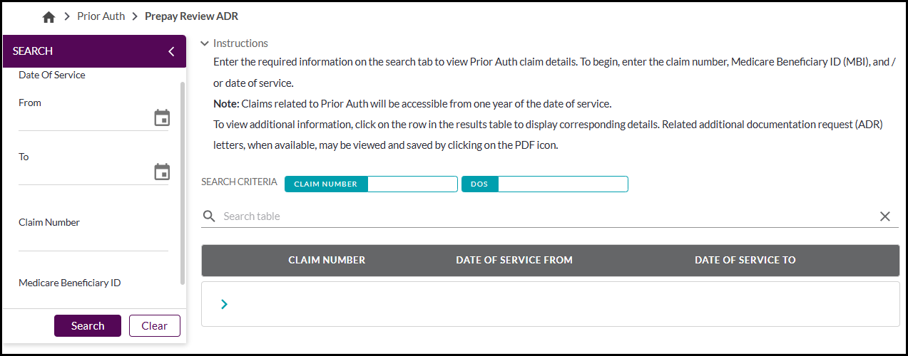 prepay review adr search