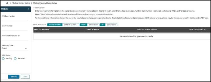 Figure 13: MR Claims Status