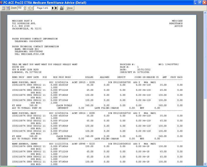 835 remittance
